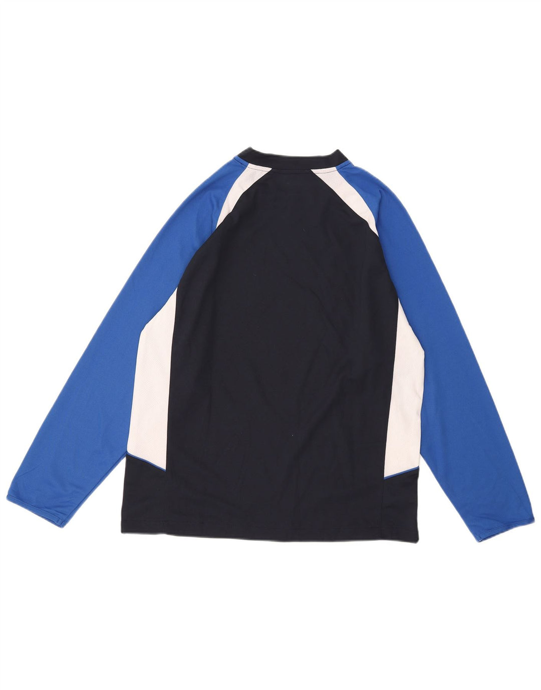 Umbro Hombre Top Manga Larga Poliéster Color Block Azul Marino Medio