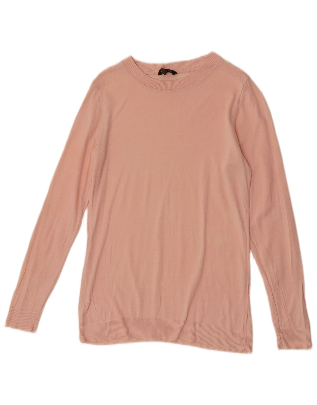 Massimo Dutti Top Mujer Manga Larga UK 8 Small Rosa
