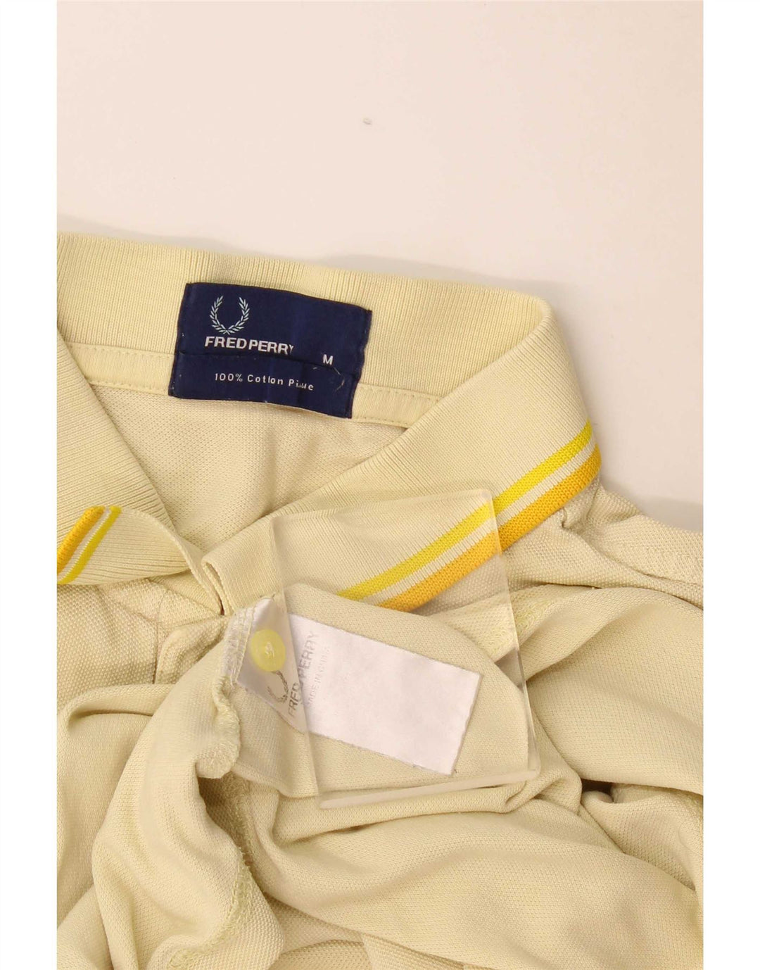 Polo Fred Perry Hombre Algodón Amarillo Medio
