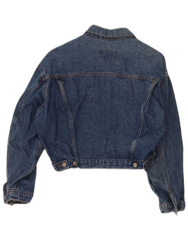 Chaqueta vaquera corta para mujer Oxygen UK 42 Azul medio