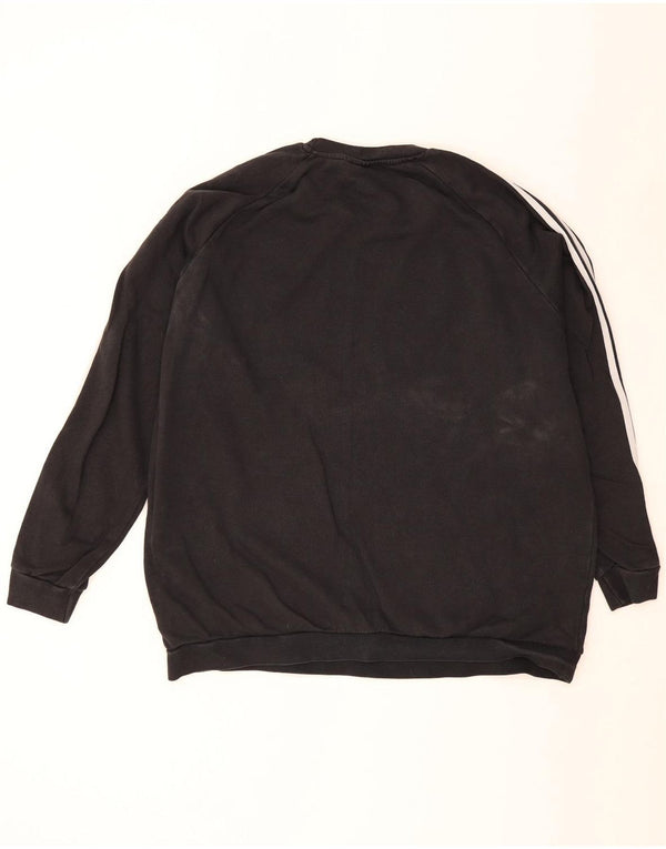 Adidas Hombre Sudadera Jumper 2XL Negro Algodón
