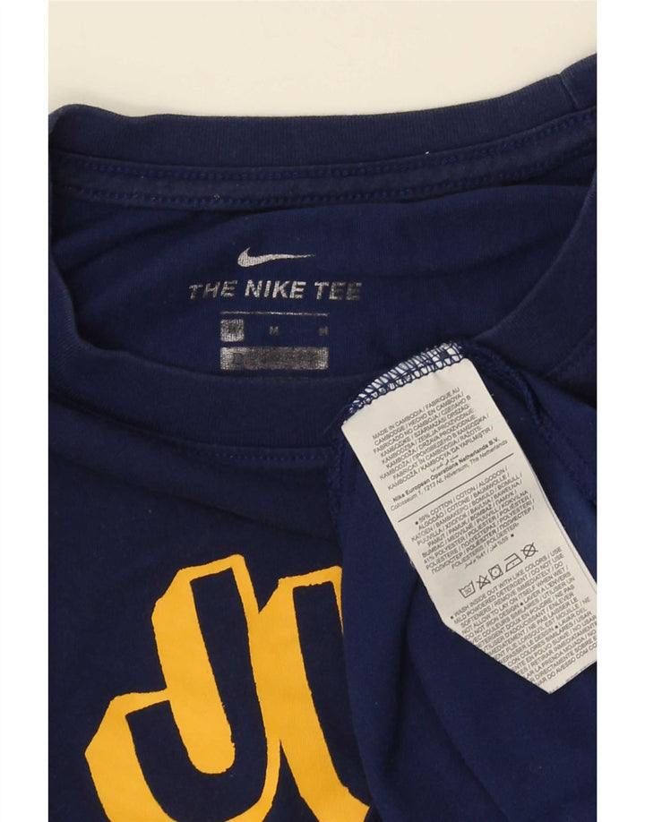 Nike - Camiseta gráfica para hombre, parte superior mediana de algodón azul marino