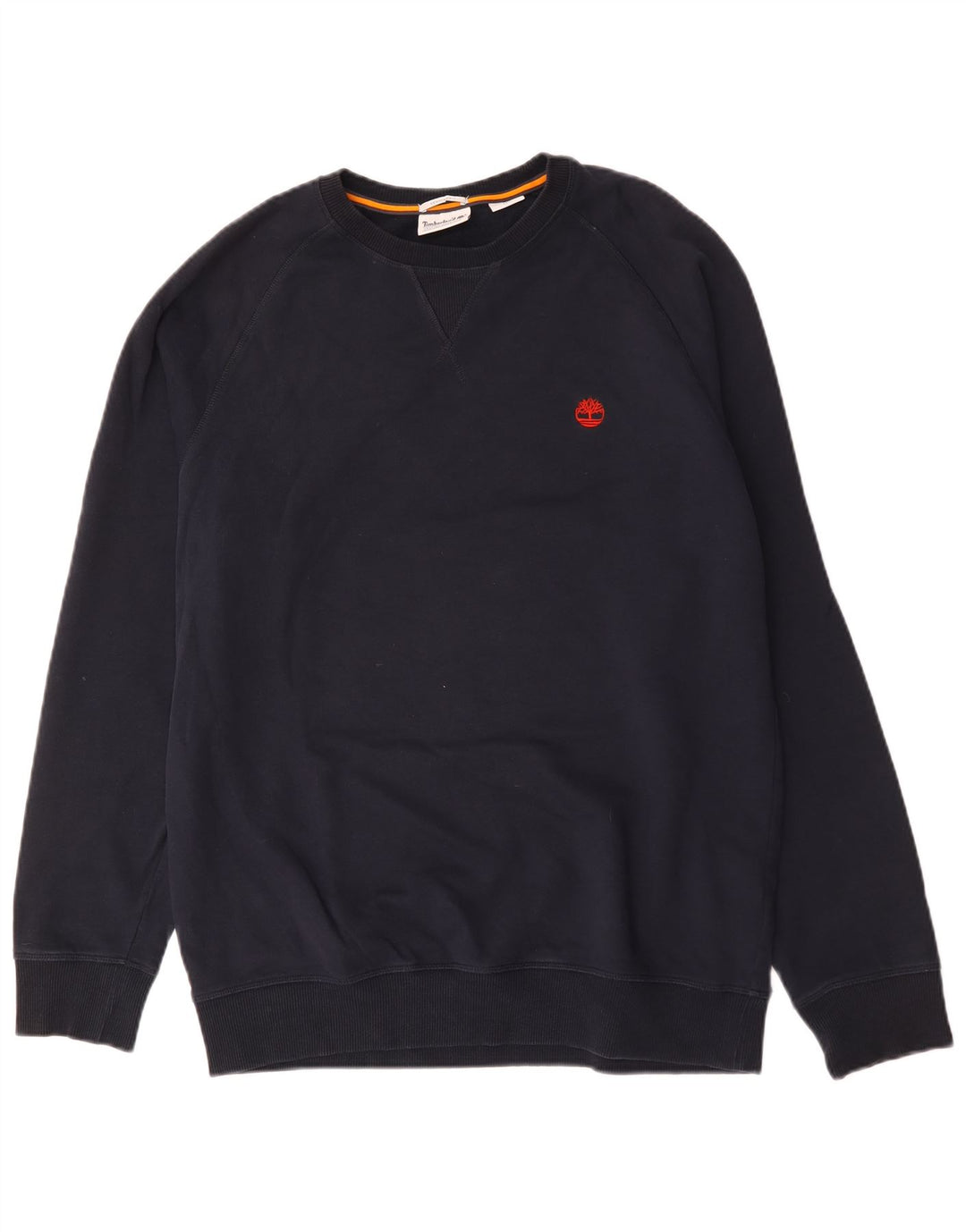 Timberland Hombre Regular Fit Sudadera Jumper Grande Azul Marino Algodón