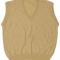 VINTAGE Chaleco para hombre Camiseta sin mangas Amarillo medio