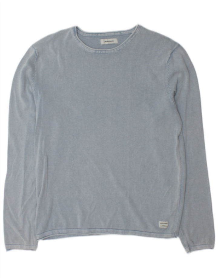 Jersey Jack & Jones Hombre con Cuello Barco de Algodón Azul Medio