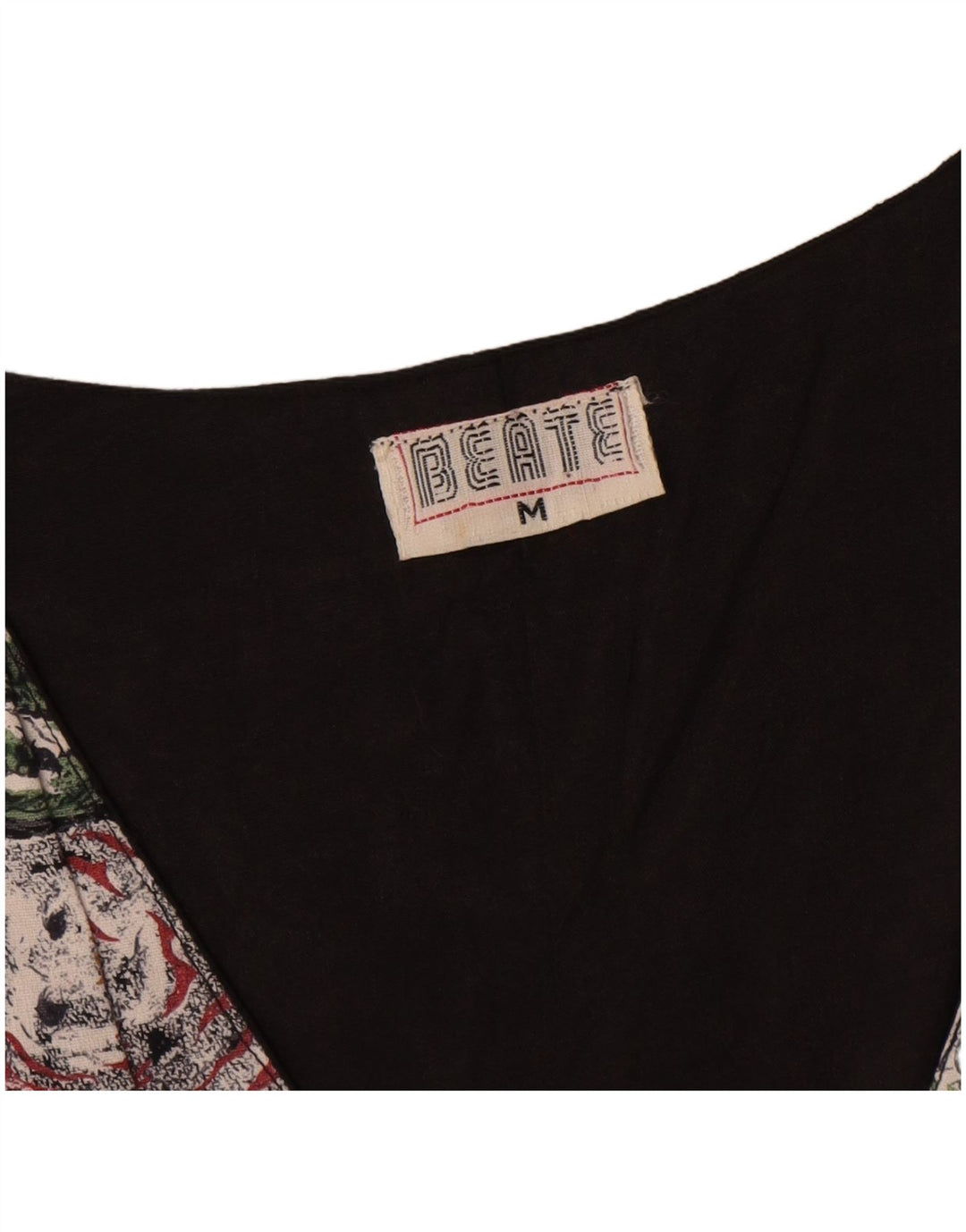 Vintage mujer chaleco Reino Unido 14 medio multicolor floral