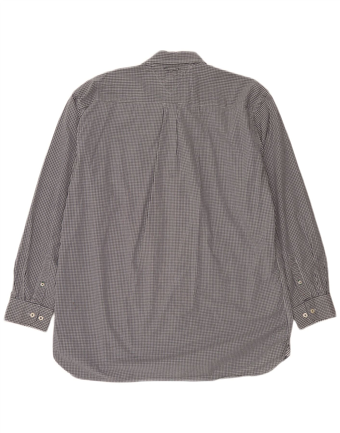 Tommy Hilfiger Camisa para hombre 2XL Algodón a cuadros negro