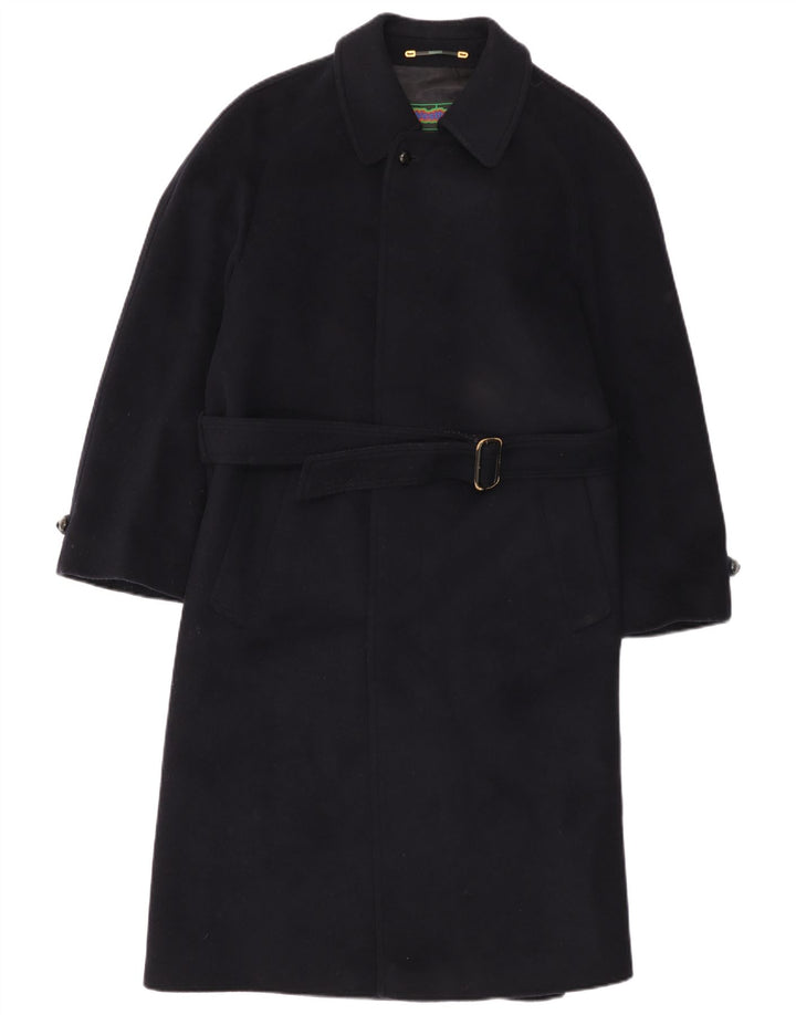 WESTBURY Abrigo para hombre UK 36 Small Lana azul marino