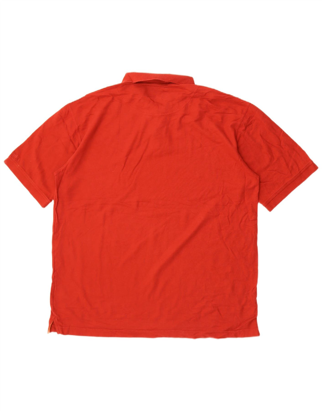 Columbia Polo para hombre de algodón rojo grande