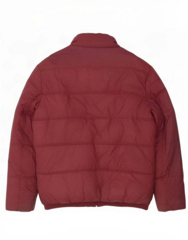 Jack & Jones Mens Core Padded Jacket UK 42 XL Burgundy
