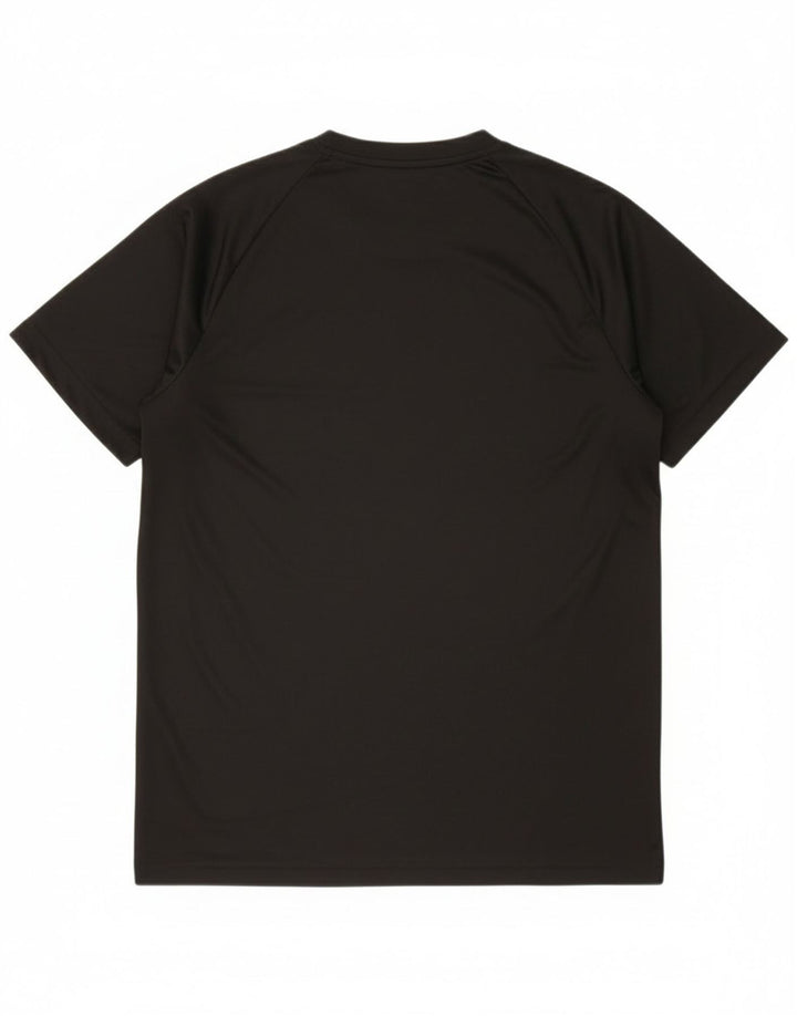 Adidas Mens Climalite Camiseta Top Grande Poliéster Negro