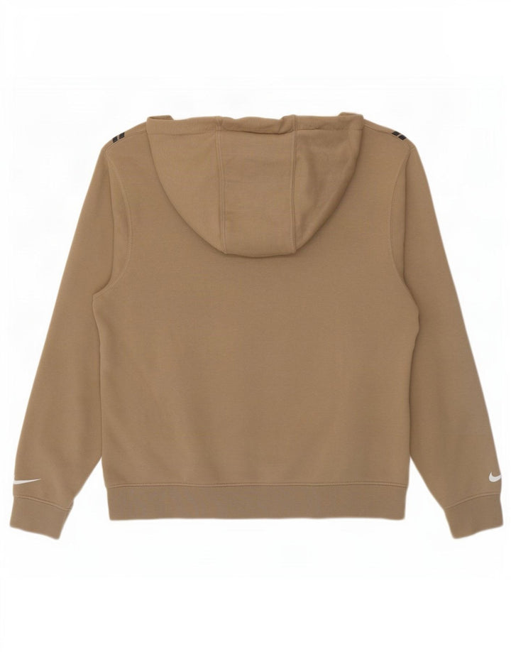 Nike Hombre Sudadera Con Capucha Gráfica Jersey De Algodón Beige Medio