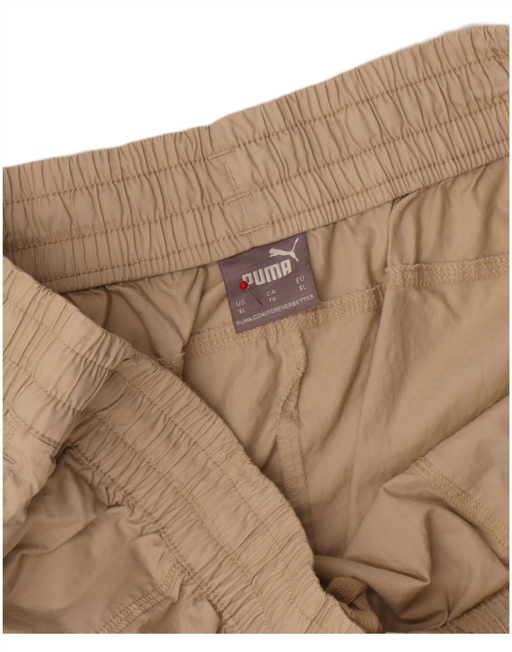 Puma Pantalones cortos deportivos para hombre XL Beige