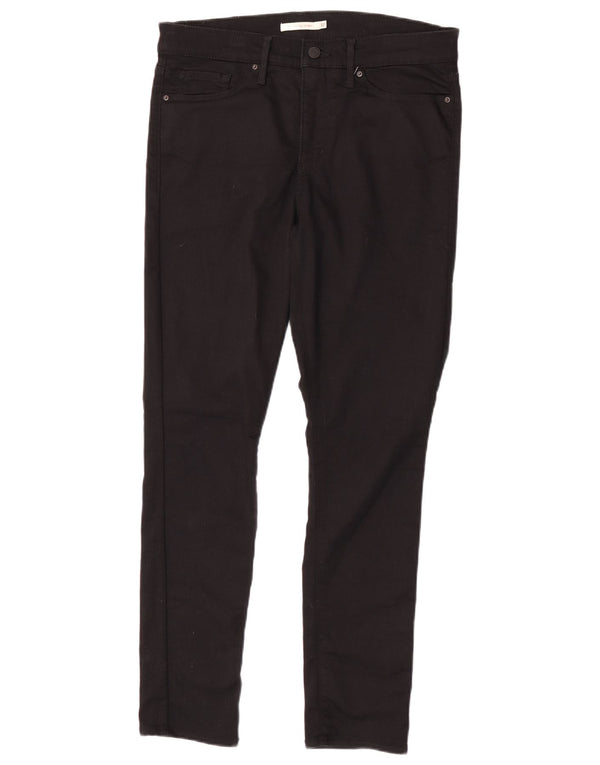 Levi's Mujer 311 Skinny Casual Pantalones W32 L30 Algodón Negro