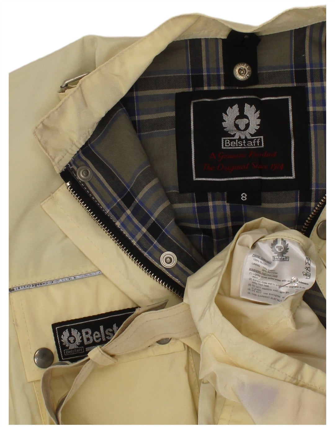 Belstaff Chaqueta utilitaria para niños 7-8 años Nylon amarillo