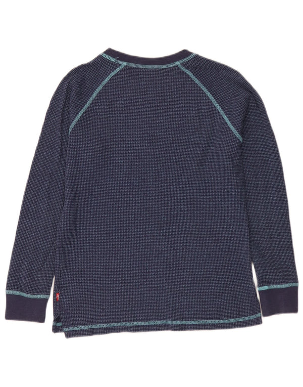 Levi's Camiseta Niño Manga Larga 11-12 Años Azul Marino Algodón