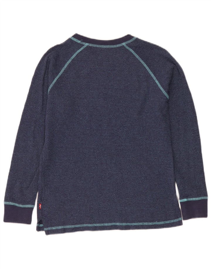 Levi's Camiseta Niño Manga Larga 11-12 Años Azul Marino Algodón