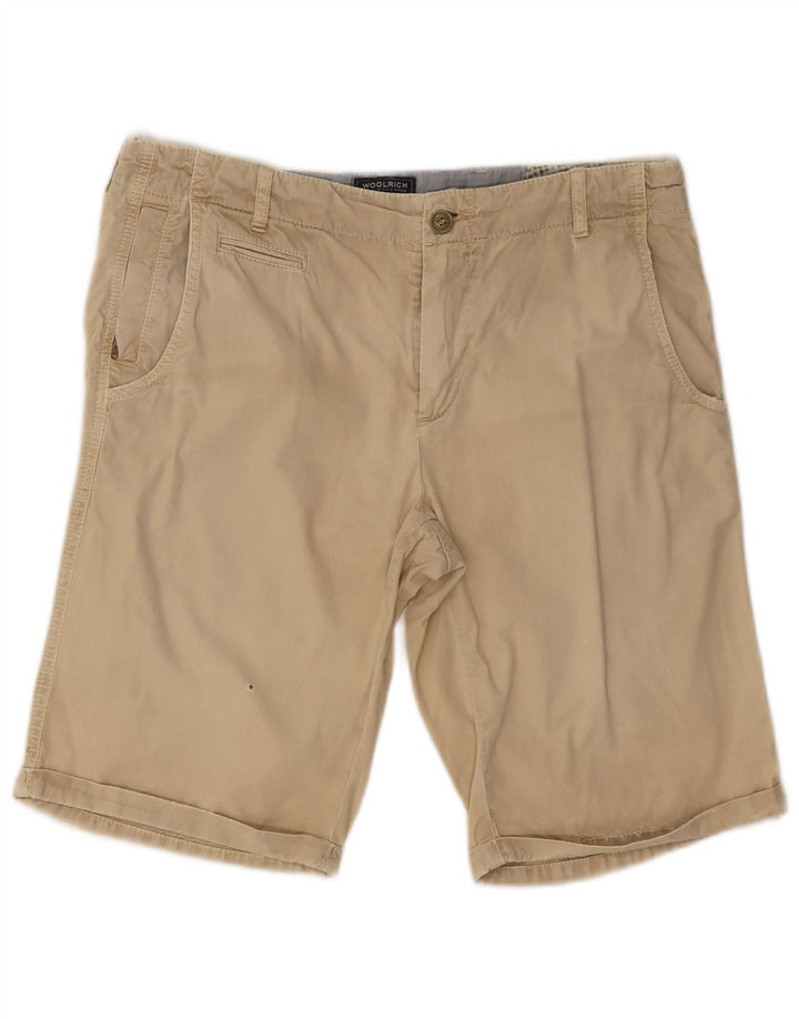 Woolrich Pantalones cortos chinos para hombre W34 Algodón beige grande