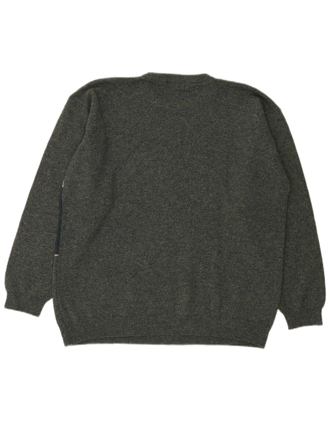 Marks & Spencer Jersey De Cuello Redondo Para Hombre Color Block Verde Grande