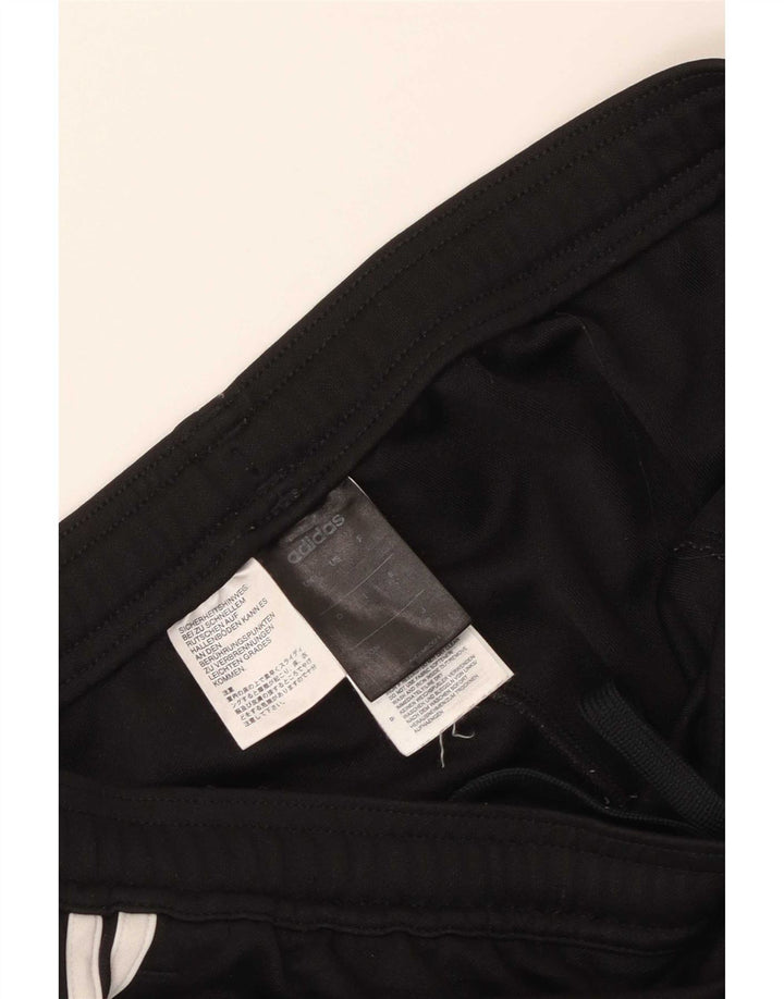 Pantalones de chándal Adidas para hombre grande negro poliéster