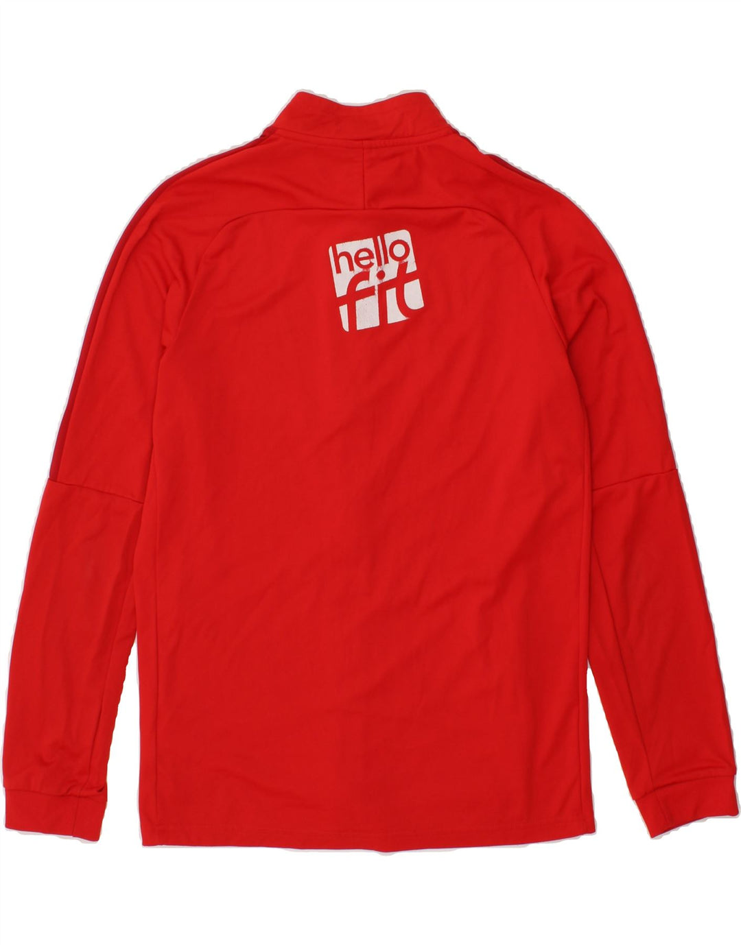 NIKE Mens Dri Fit Graphic Tracksuit Top Jacket Medium Red Polyester Vintage Nike and Second-Hand Nike from Messina Hembry 