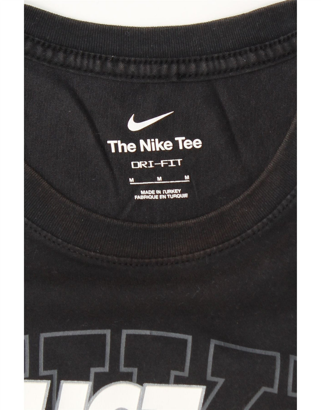 NIKE Camiseta Dri Fit Graphic para Hombre, Mediana, Negra
