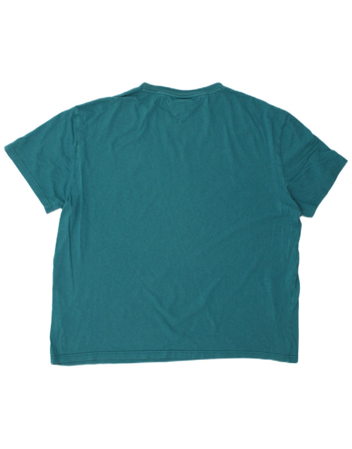 Tommy Hilfiger Camiseta gráfica para hombre Top XL Azul