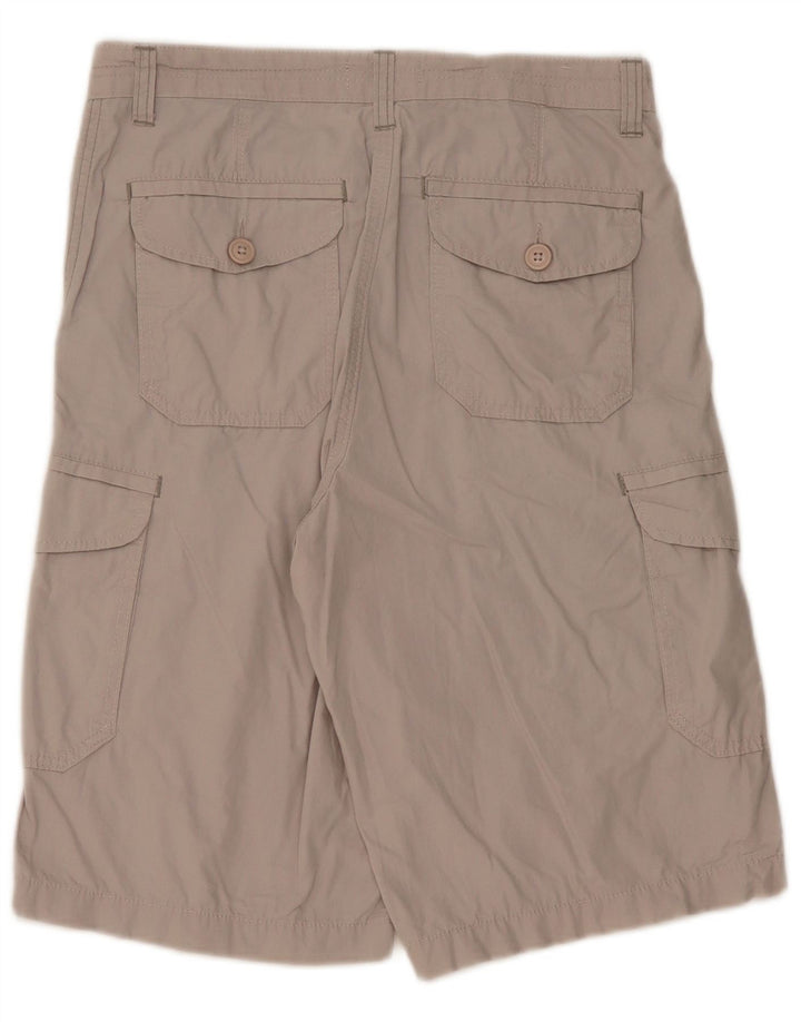 MARKS & SPENCER Shorts cargo para hombre W32 Algodón gris medio