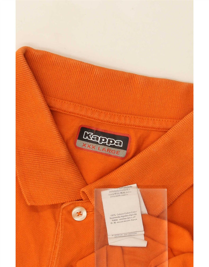 Kappa Polo Hombre 3XL Naranja Algodón