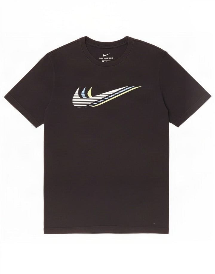 Nike Camiseta gráfica para hombre, parte superior mediana negra