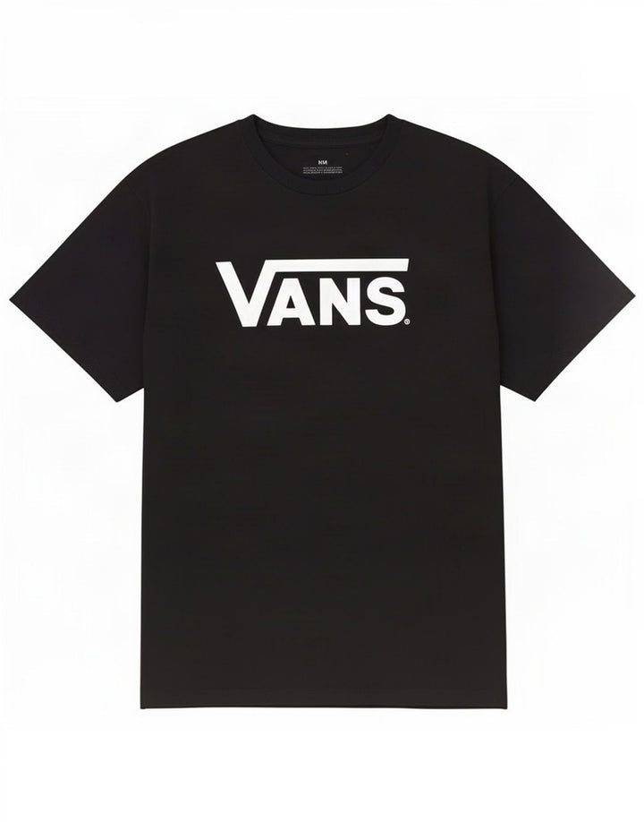 Vans - Camiseta gráfica para hombre, talla mediana, algodón negro