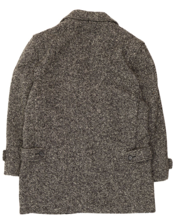 Vintage mujer abrigo Reino Unido 14 gris medio