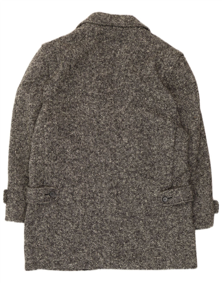 Vintage mujer abrigo Reino Unido 14 gris medio