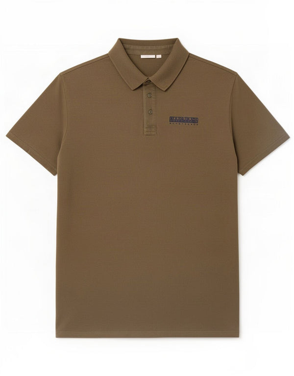 Napapijri Polo Hombre 2XL Caqui Algodón