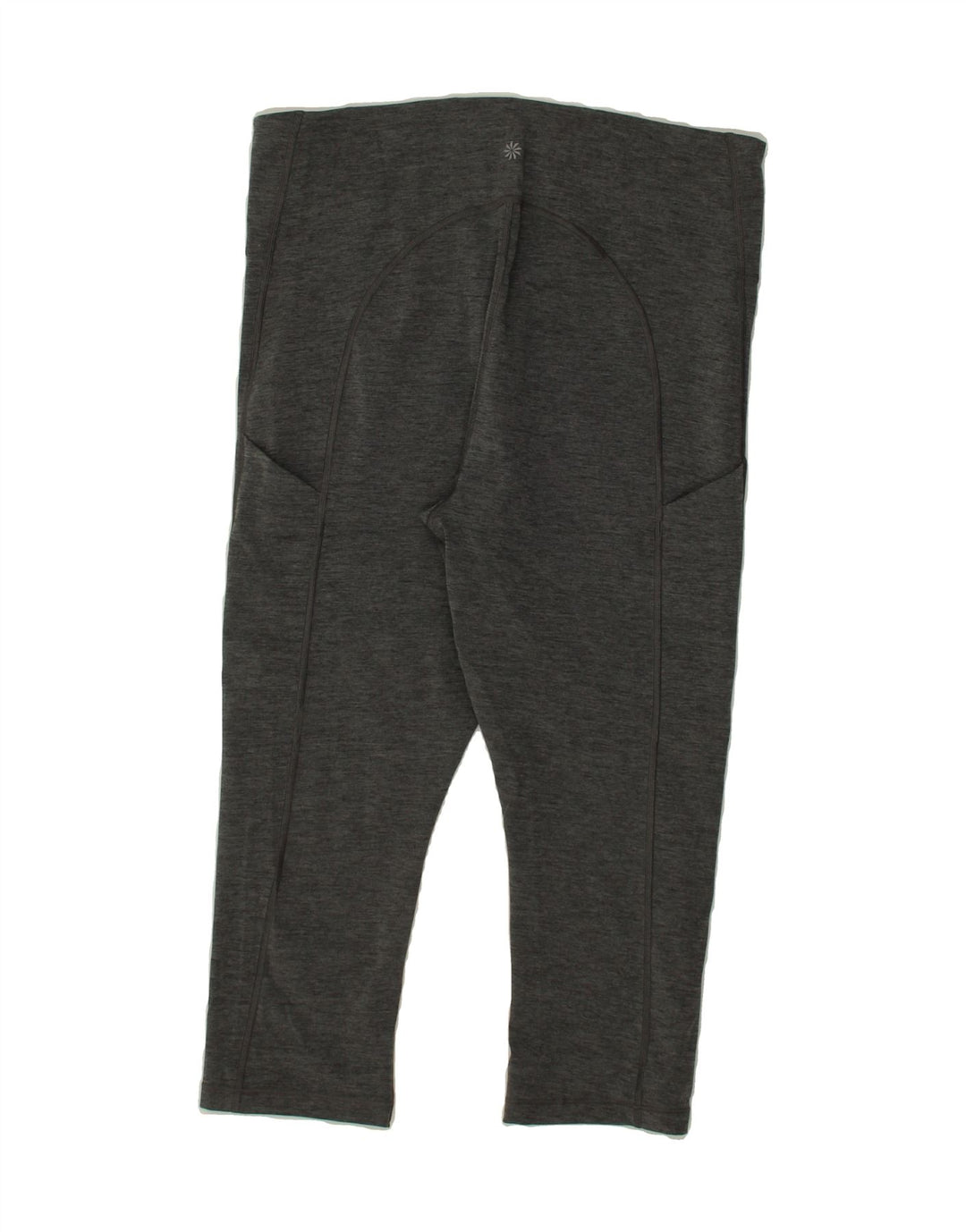 ATHLETA Womens Capri Leggings UK 16 Large  Grey Polyester Vintage Athleta and Second-Hand Athleta from Messina Hembry 