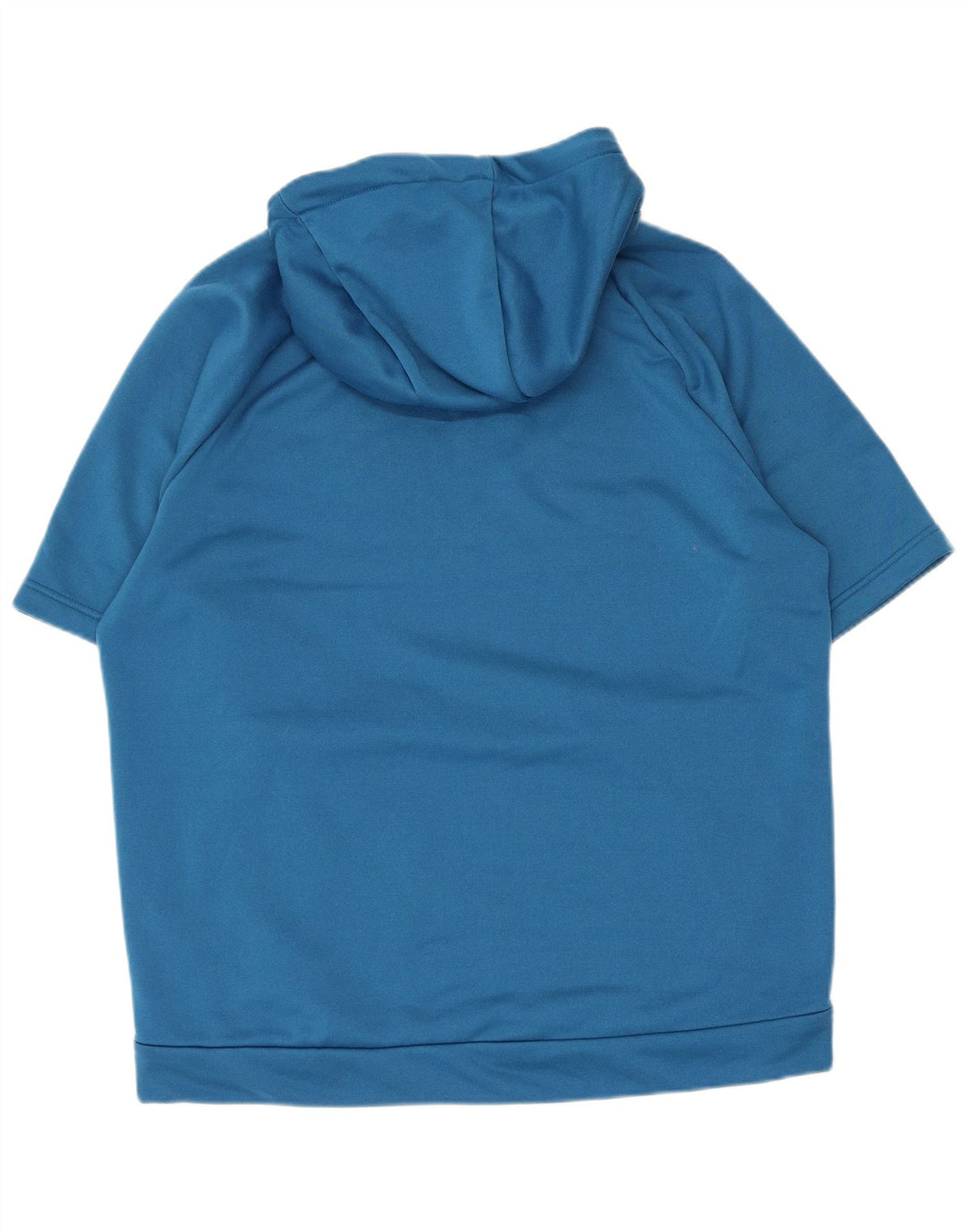 Nike Hombre Dri Fit Sudadera con capucha de manga corta Jersey Grande Azul Poliéster