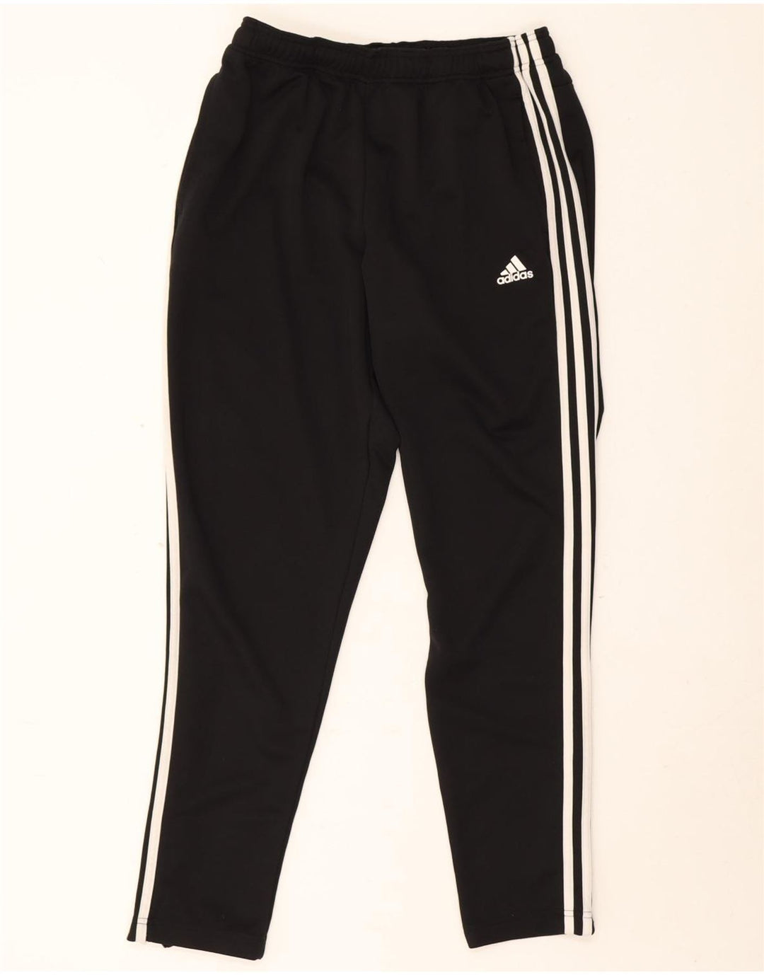 Adidas Pantalones de chándal para hombre UK 44/46 Large Negro Poliéster