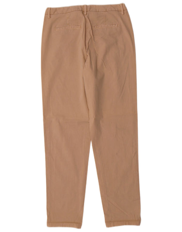 Marks & Spencer Pantalones chinos ajustados para mujer UK 10 Small W28 L30 Algodón beige