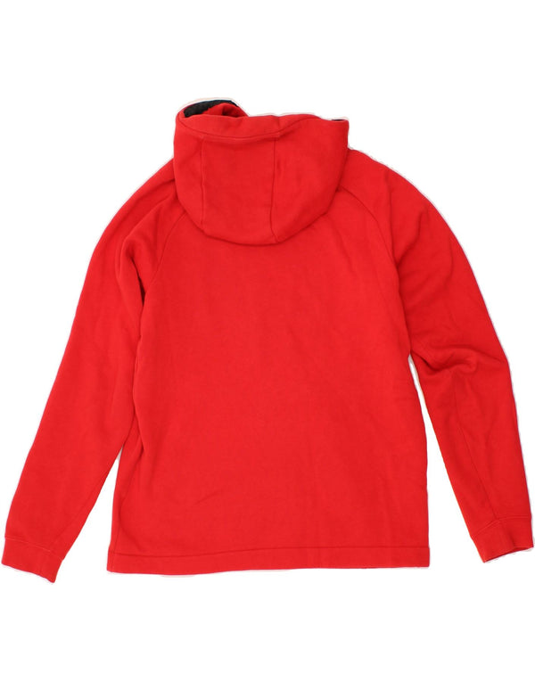 NIKE Hombre Sudadera con capucha Jumper Medium Rojo Algodón