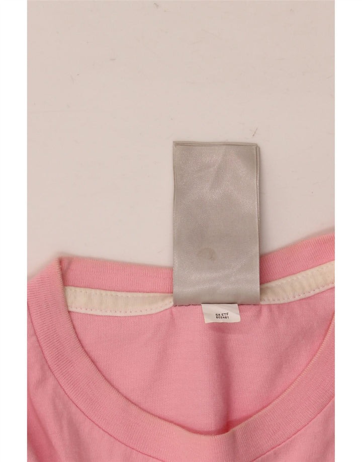 Nike Camiseta gráfica para hombre Top de algodón rosa medio