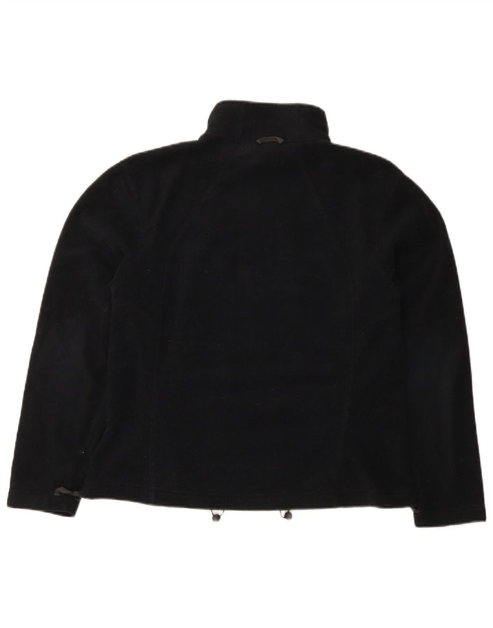 Jack Wolfskin Chaqueta polar con forro para mujer UK 46 Grande Poliéster negro