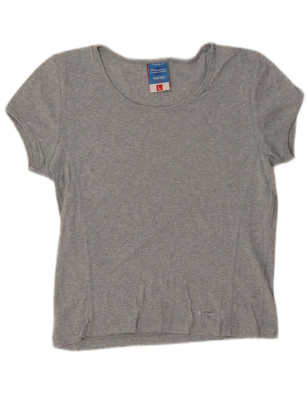 Champion Heritage Classics Camiseta para niña 11-12 años Grande Gris
