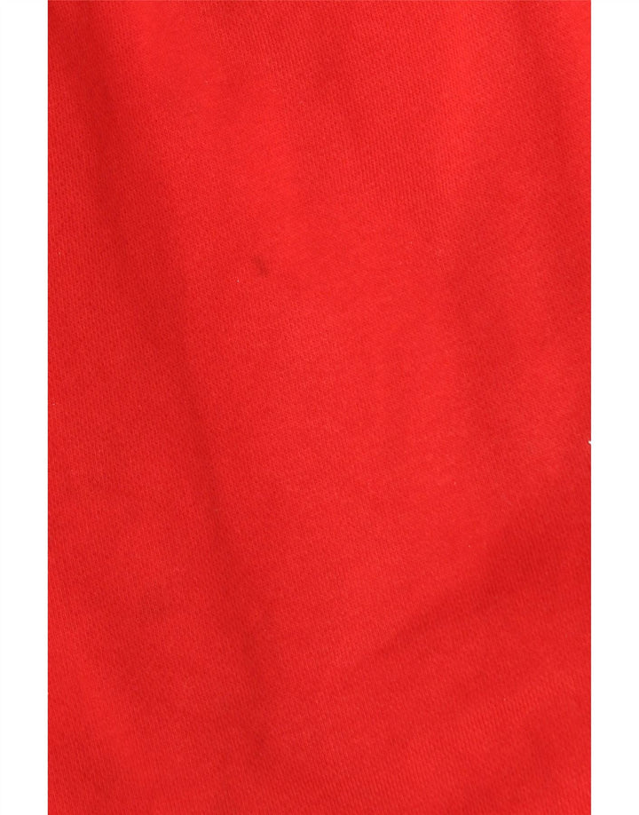 ADIDAS Pantalones de chándal para mujer Joggers UK 12 Mediano Rojo Algodón