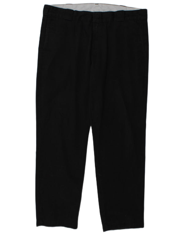 Carhartt Pantalón chino recto para hombre W36 L32 Algodón negro