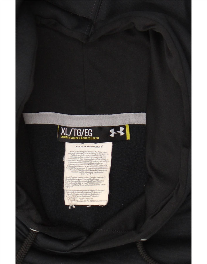 UNDER ARMOUR Jersey con capucha gráfico para hombre XL Poliéster azul marino