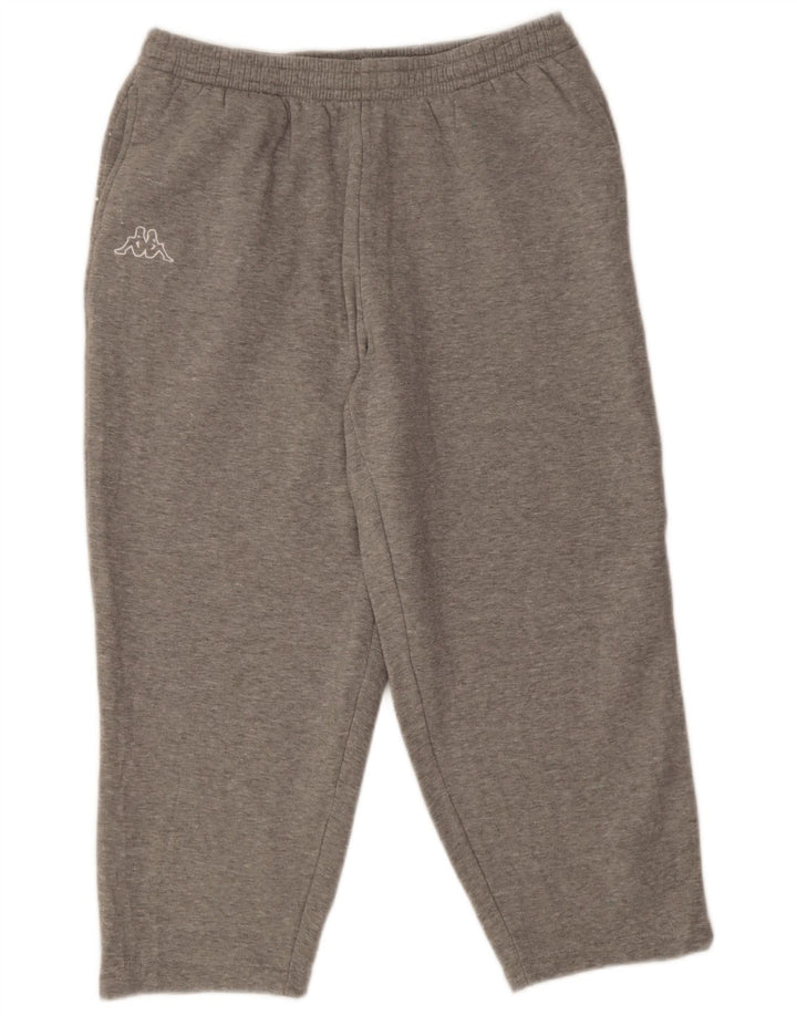 Kappa Pantalón De Chándal Hombre 2XL Algodón Moteado Gris