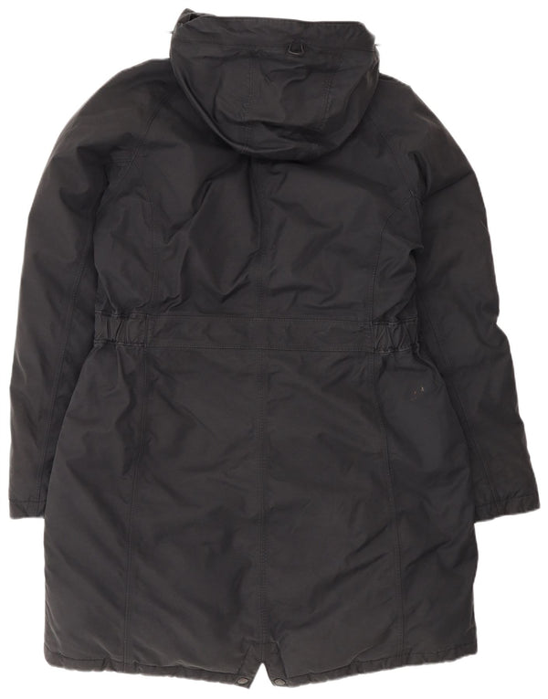 The North Face Abrigo acolchado con capucha para mujer UK 46 Grande Algodón negro