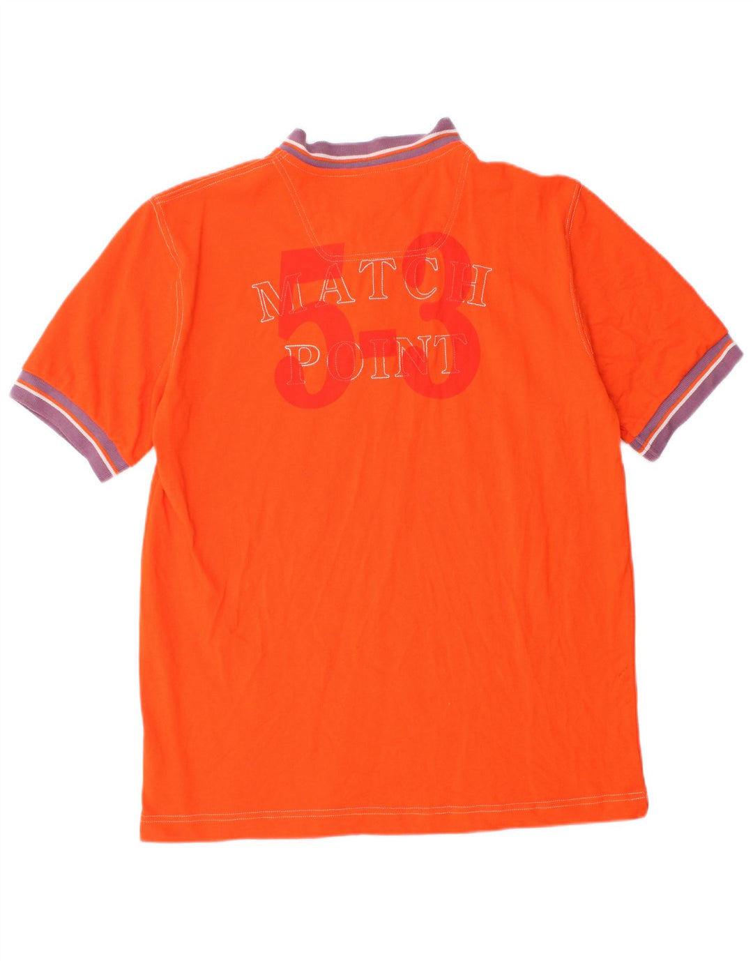 Diadora Polo Hombre XL Naranja Algodón