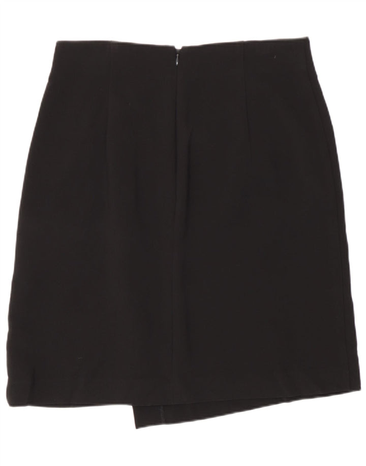 Marks & Spencer Falda lápiz para mujer UK 12 Medium W30 Poliéster negro