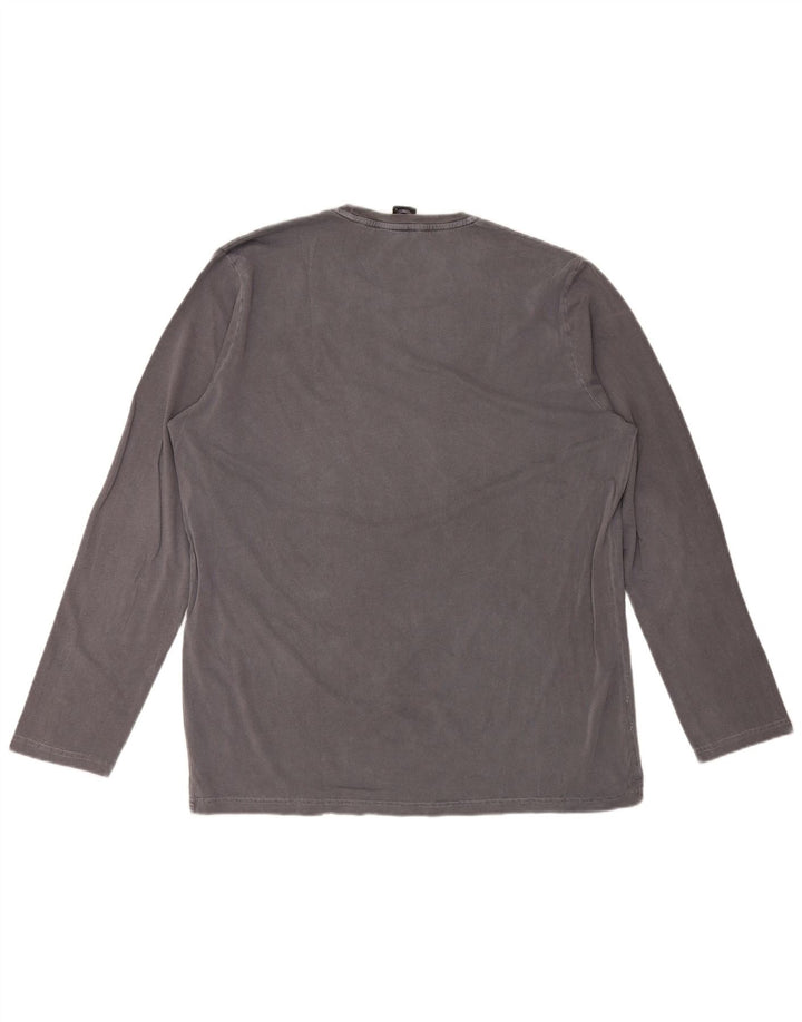 Scorpion Bay Top gráfico para hombre manga larga 2XL algodón gris